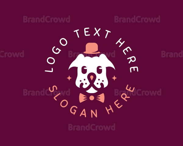 Pet Grooming Dog Logo