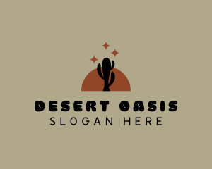 Desert Cactus Brand logo design