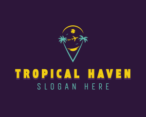 Traveler Location Pin logo design