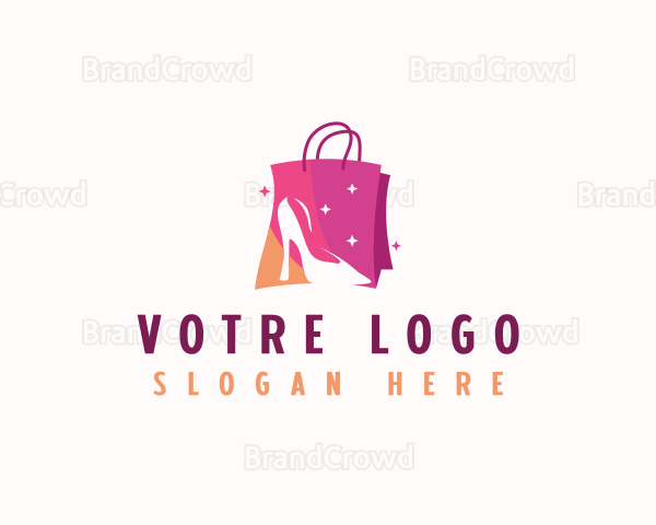 Stiletto Shopping Bag Logo