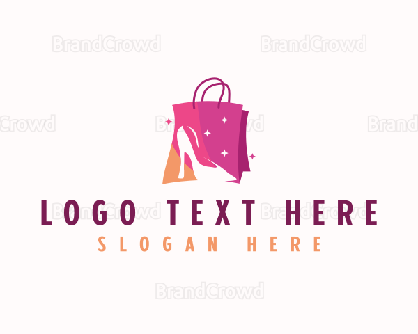 Stiletto Shopping Bag Logo