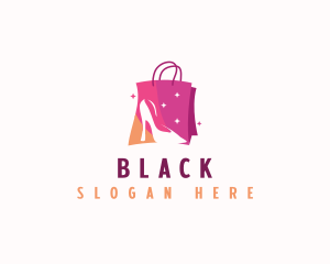 Stiletto Shopping Bag Logo