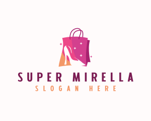 Stiletto Shopping Bag Logo