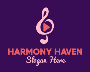 Symphony - Music Streaming Application logo design