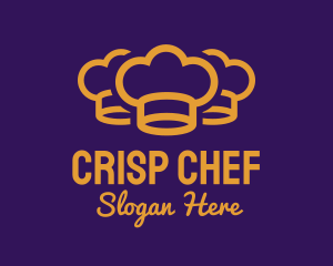 Orange Chef Hats logo design