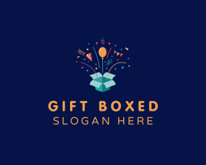 Present - Surprise Present Gift logo design
