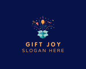 Surprise Present Gift logo design