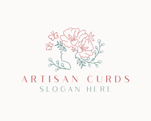 Beauty Floral Woman logo design