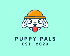 Cute Puppy Dog logo design