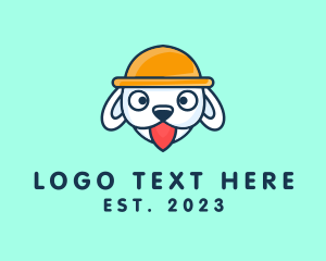 Labrador - Cute Puppy Dog logo design