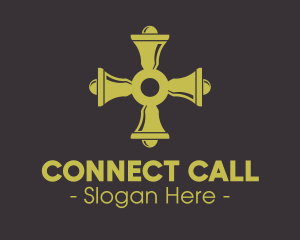 Call - Bell Cross logo design