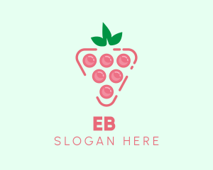 Vegetarian - Bubblegum Candy Grape logo design