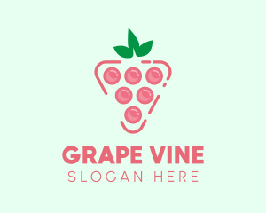 Grape - Bubblegum Candy Grape logo design