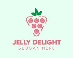 Bubblegum Candy Grape logo design