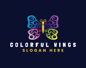  Butterfly Insect Wings logo design