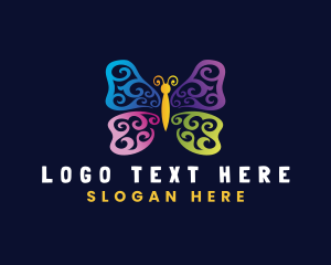 Colorful - Butterfly Insect Wings logo design