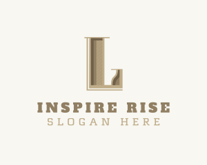 Stylish Antique Brand Letter L Logo