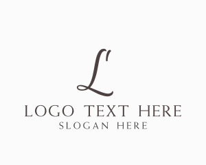 Letter - Premium Elegant Wedding Planner logo design