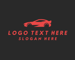 Driver - Race Car Vehicle logo design