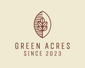 Agricultural - Organic Coffee Bean Cafe logo design