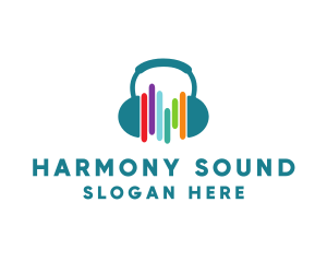 Sound - Sound Music Studio Headphones logo design