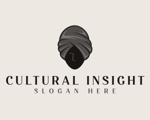 Turban Clothing Headdress logo design