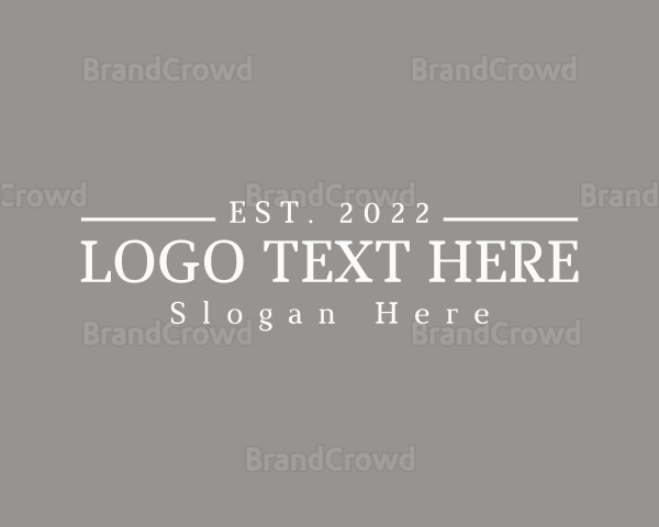 Simple Elegant Stylist Logo