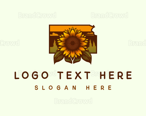 Kansas Sunflower Farm Logo