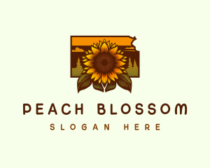 Kansas Sunflower Farm logo design