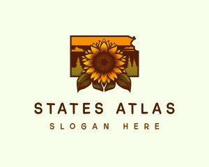 Kansas Sunflower Farm logo design