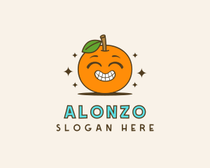 Cute Orange Cartoon logo design