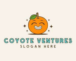 Cute Orange Cartoon logo design