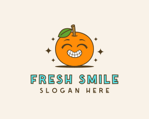 Cute Orange Cartoon logo design