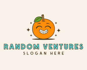 Cute Orange Cartoon logo design