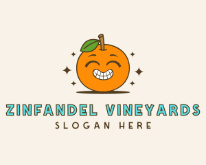 Cute Orange Cartoon logo design