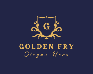 Golden Shield Agency logo design