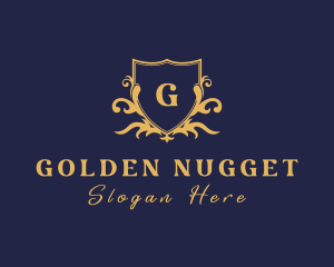 Golden Shield Agency logo design