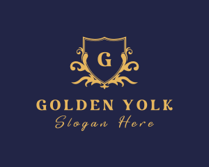 Golden Shield Agency logo design