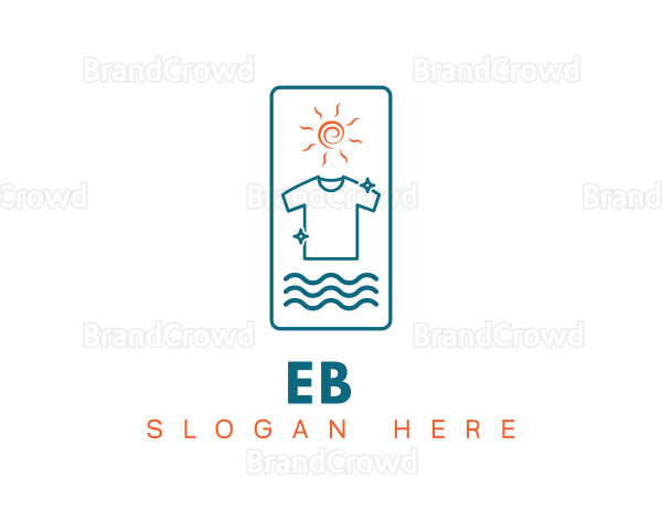 Simple Laundromat Business Logo