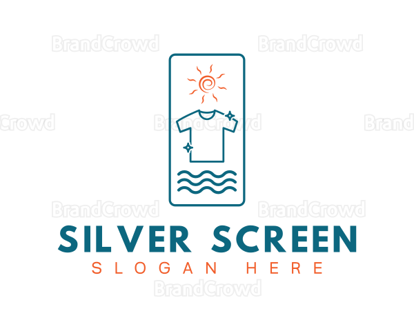 Simple Laundromat Business Logo