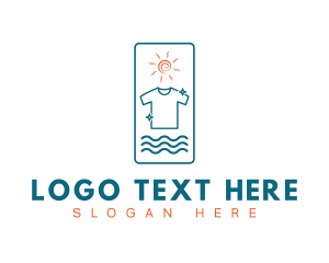 Clothing - Simple Laundromat Business logo design