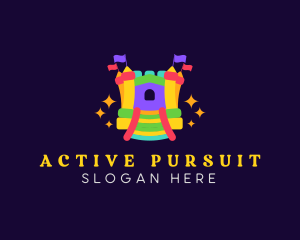 Activity - Inflatable Castle Playground logo design
