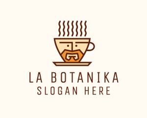 Barista - Coffee Cafe Barista Man logo design