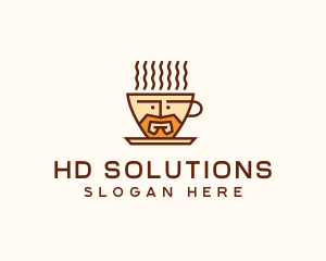 Coffee Cafe Barista logo design