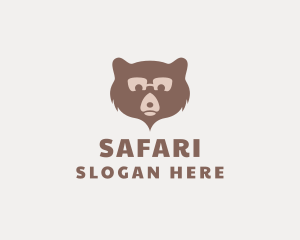 Toy Store - Brown Bear Animal logo design