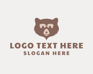 Diner - Brown Bear Animal logo design