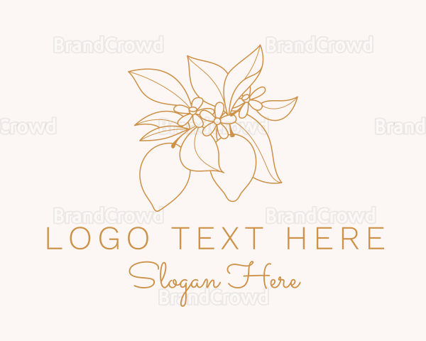 Orchid Flower Garden Logo