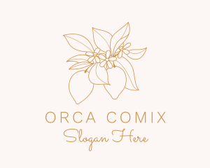 Orchid Flower Garden Logo
