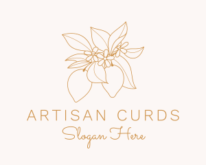 Orchid Flower Garden logo design