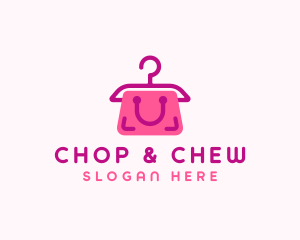 Hanger Shopping Bag logo design